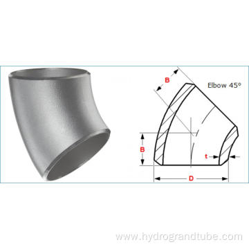 45 Degree Steel Pipe Elbow